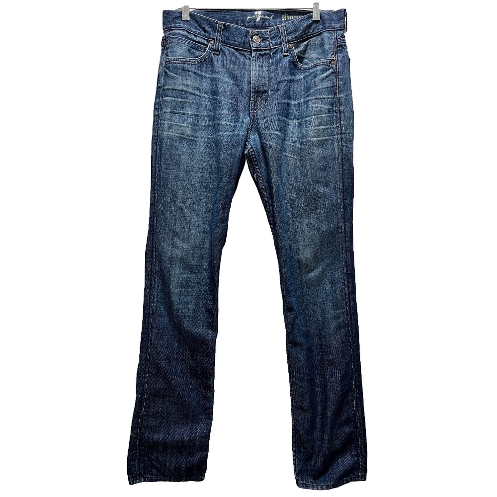 7 For All Mankind Slimmy Dark Wash Jeans Size 32